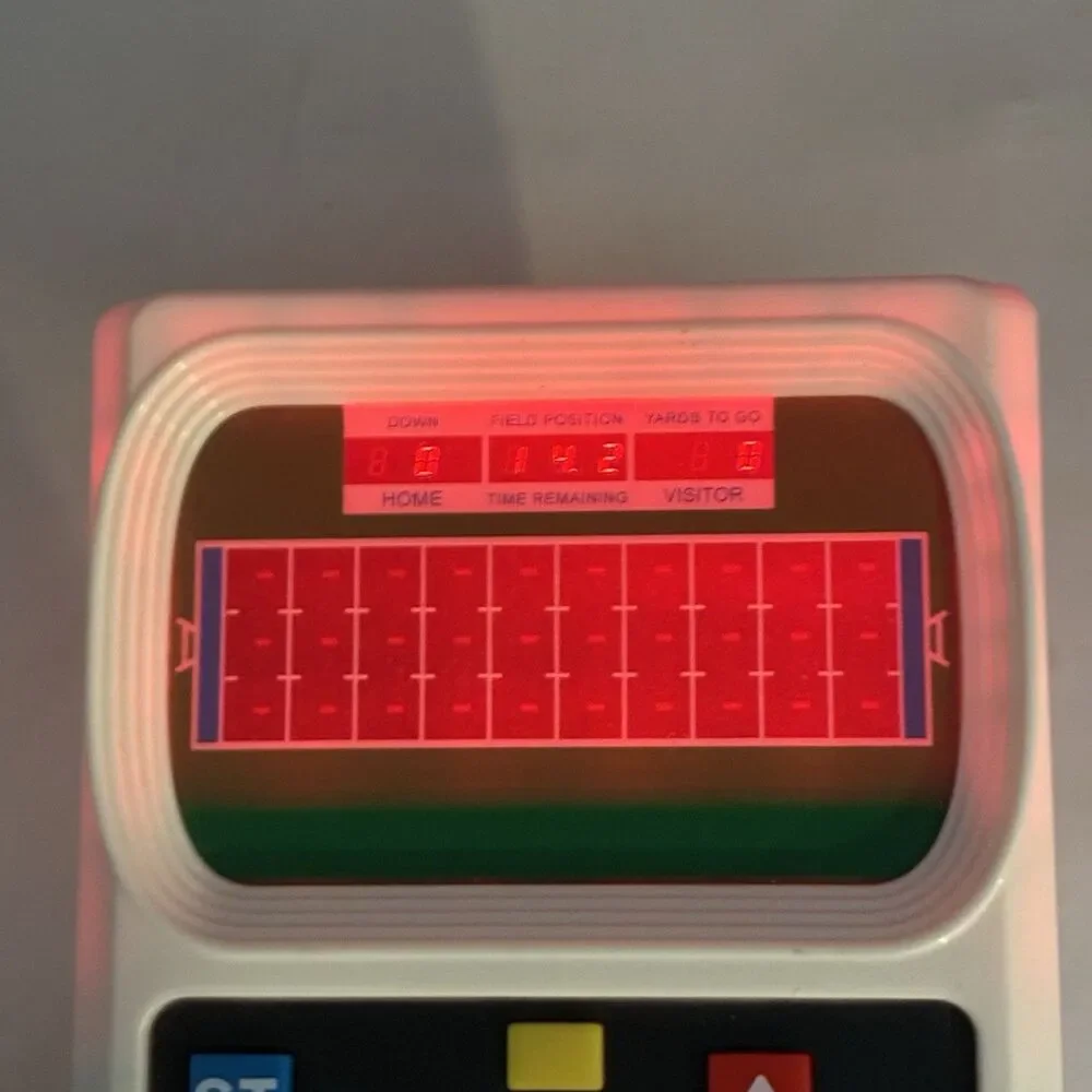 Retro Mattel Electronic Football Handheld Game 2014 Lights Sound Tested Works